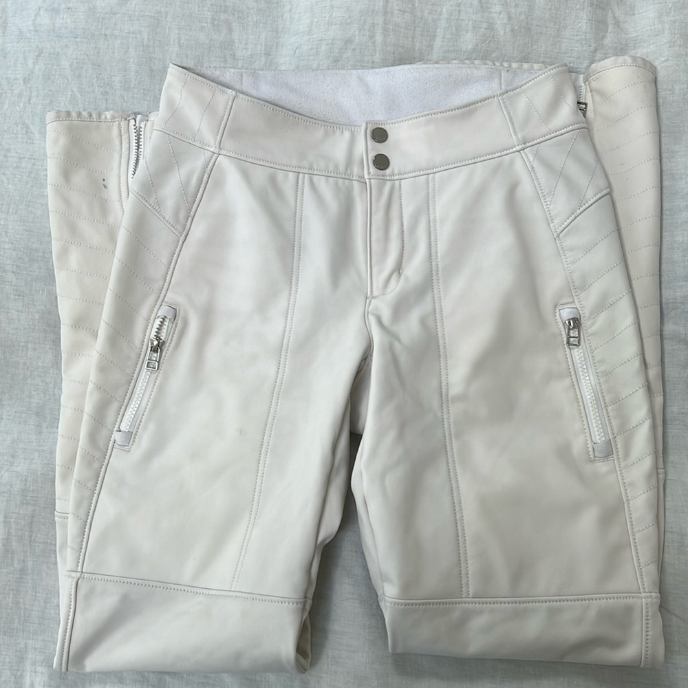 Athleta White Ski Pants Size 6